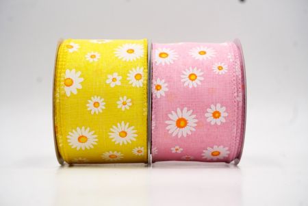 Cinta de alambre floral de margarita en floración de primavera_KW0051 (3)